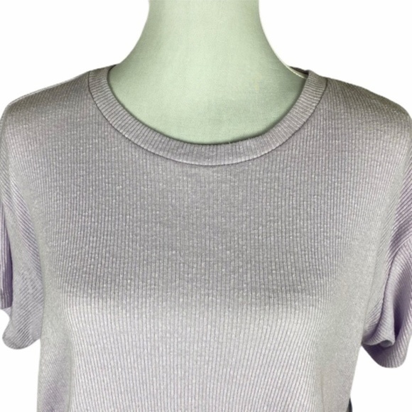 Outlaw Cropped Ribbed Top Size Small - Picture 7 of 7